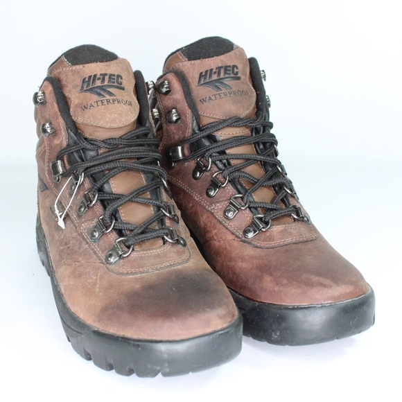 hi tec leather walking boots